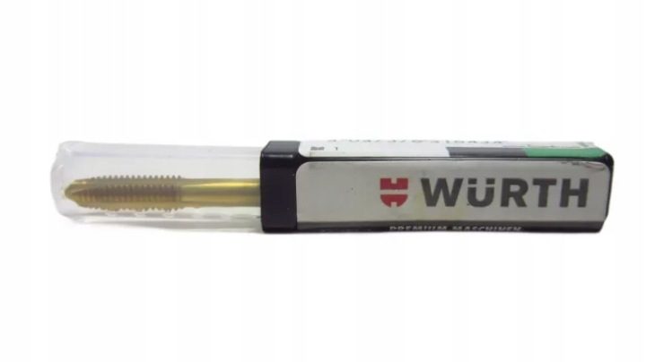 Gwintownik HSCo TiN M5 для стали Wurth Premium, фото 2