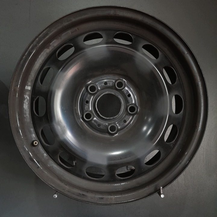 4× Штампованный диск Volkswagen OE 6.5" x 16" 5x112 ET 46, фото 2