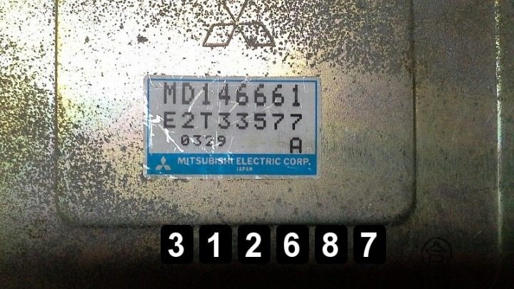 1994 Mitsubishi Colt ЭБУ MD146661 E2T33577, фото 2