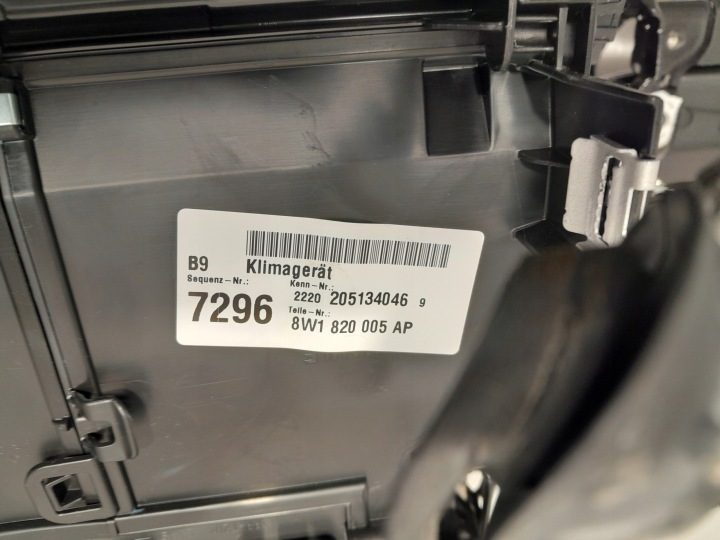 AUDI A4 B9 РЕСТАЙЛИНГ ОТОПИТЕЛЬ В СБОРЕ ПРОВОДКА КАРКАС КОМПЛ., фото 7