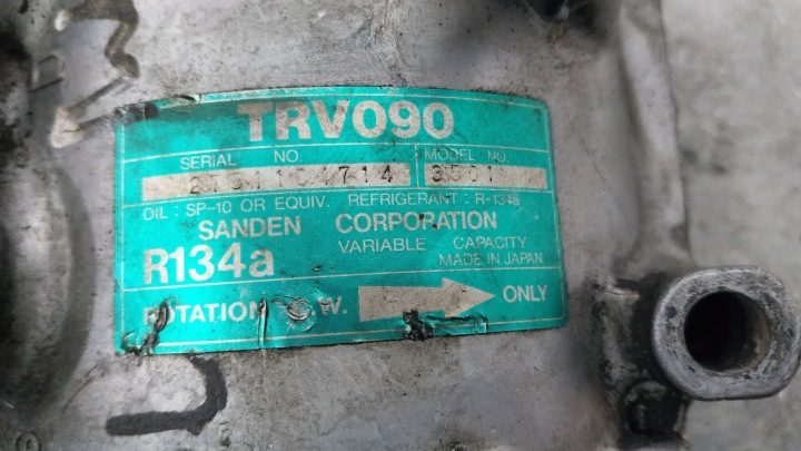 Компрессор кондиционера TRV090-3501 FORD FIESTA MK3 MK4 1.3 1.4, фото 5