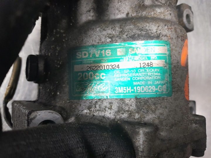 FORD 1.6 TDCI КОМПРЕССОР КОНДИЦИОНЕРА 3M5H-19D629-GC, фото 5