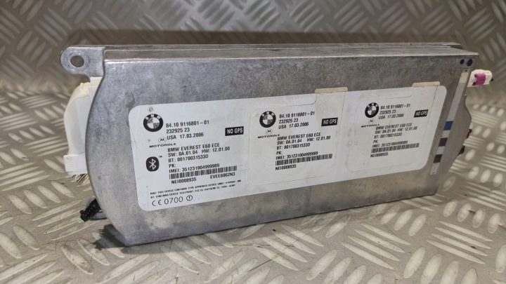 BMW E60 E61 E63 E64 E70 модуль Telematics блок управления Bluetooth нет GPS 9116801, фото 6
