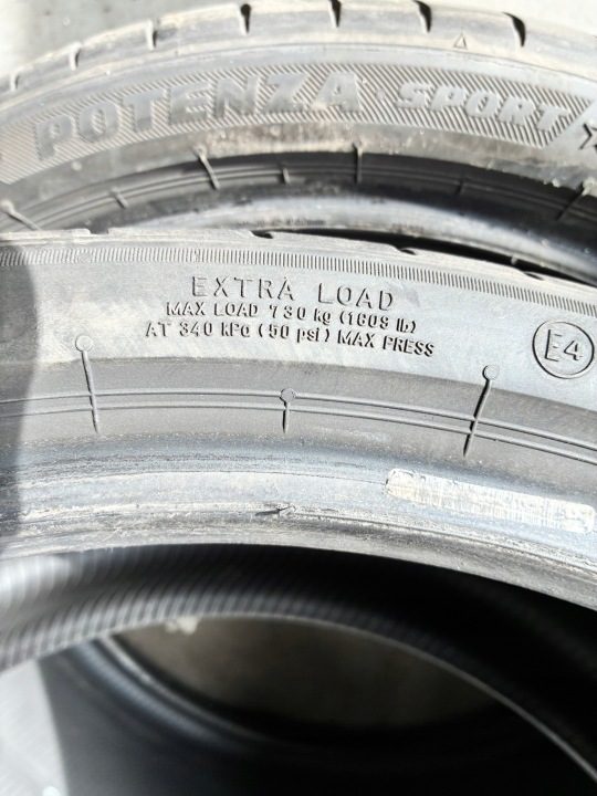 2× Шина летняя Bridgestone PSport 275/30R20 97 Y защита диска, усилитель (XL) * - BMW, фото 9