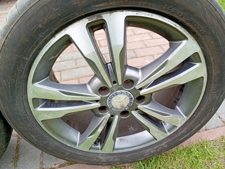ОРИГИНАЛЬНЫЕ ЛИТЫЕ ДИСКИ MERCEDES Z ШИНАМИ 17 ДЮЙМОВ 5X112 W212 W204 W211 W207, фото 5