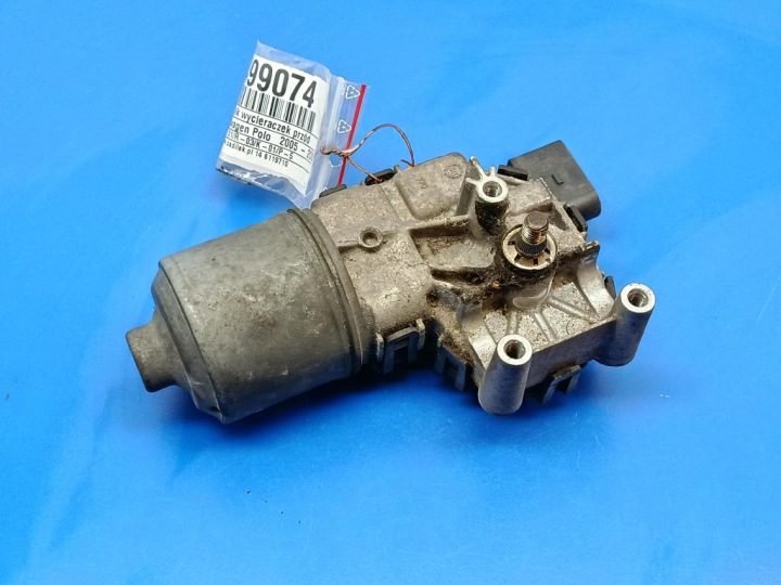 VW POLO 9N РЕСТАЙЛИНГ МОТОРЧИК ДВОРНИКОВ ПЕРЕДНИЙ 6Q1955119A BOSCH, фото 1