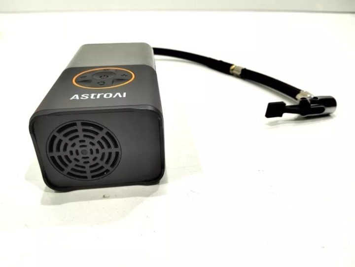 AstroAI компрессор автомобильный аккумуляторный насос 10 бар фонарик повербанк, фото 11