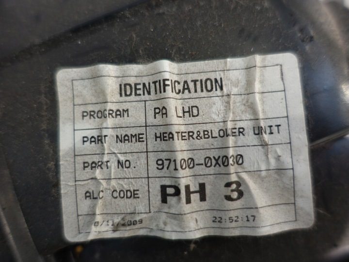 HYUNDAI I10 I 2007-2013 ОТОПИТЕЛЬ В СБОРЕ КОНДИЦИОНЕР 97100-0X030, фото 4