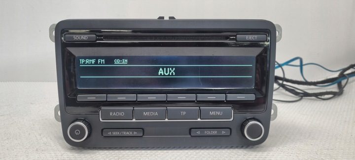 VW Passat B7 Scirocco Магнитола Mp3 AUX 1K0035186AN с kodem, фото 3