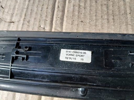 BMW F20 F30 F31 SPORT НАКЛАДКА ПОРОГА ПЕРЕДНЯЯ ЛЕВАЯ 7289216, фото 3