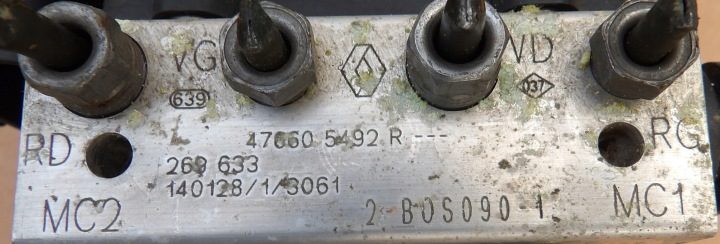 RENAULT CLIO IV НАСОС ABS 476605492R, фото 4