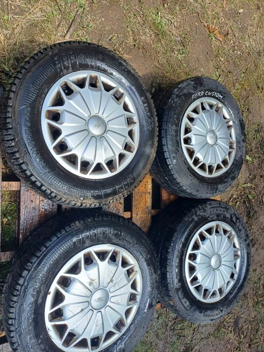 FORD TRANSIT CUSTOM КОЛЕСА ДИСК СТАЛЬНОЙ 215/65/15C КОЛПАКИ КОМПЛЕКТ, фото 2