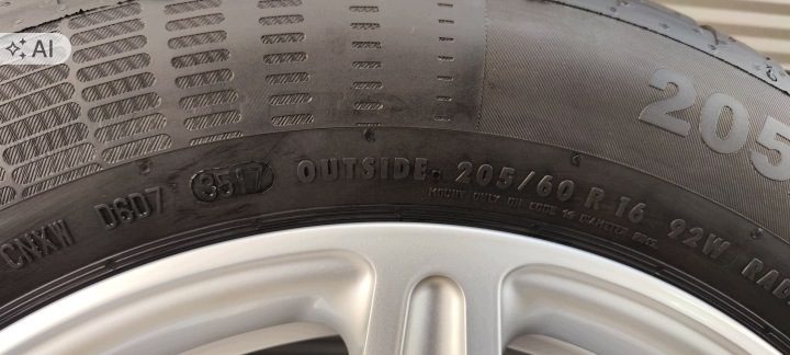 Диски Колеса Летние Audi A4 B8 B9 A6 C6 205/60 R16 92W Continental КАК НОВЫЕ, фото 7