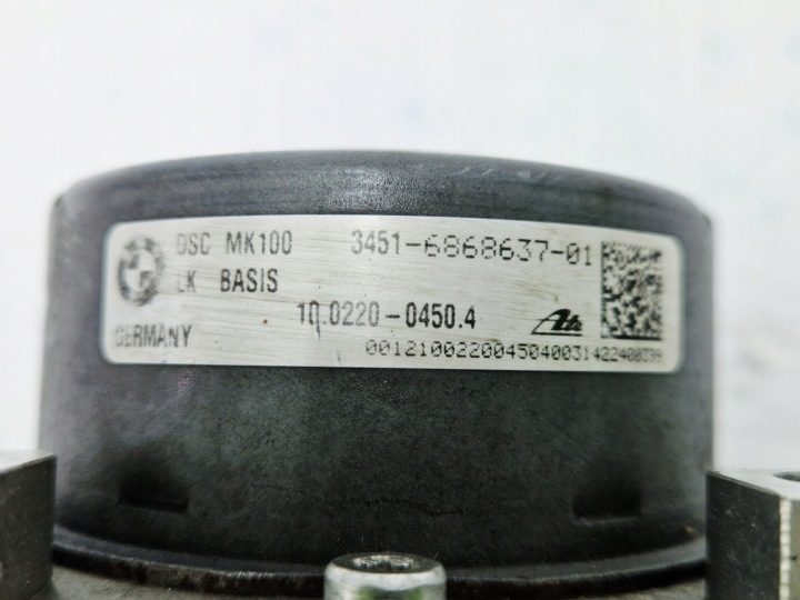 BMW F20 F21 F22 F30 F31 F32 F34 F36 ГЛАВНЫЙ ТОРМОЗНОЙ ЦИЛИНДР ABS ESP 6868638 6868637, фото 10
