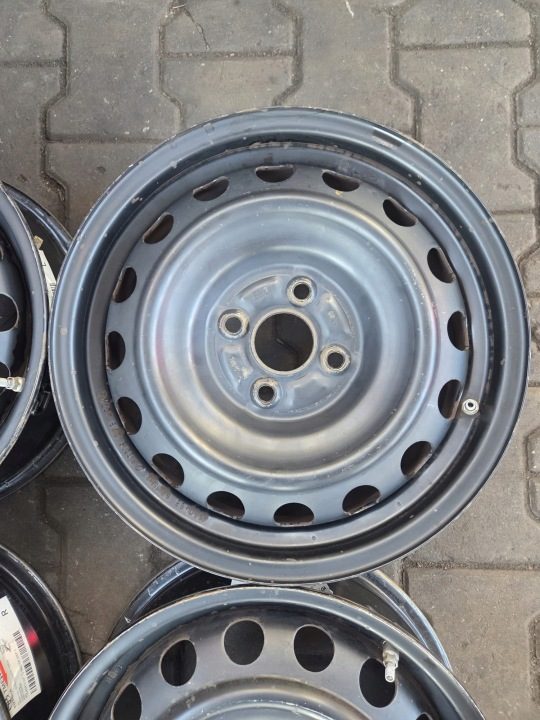 4× Штампованный диск Toyota OE 42611-0D590 5.0" x 15" 4x100 ET 39, фото 4