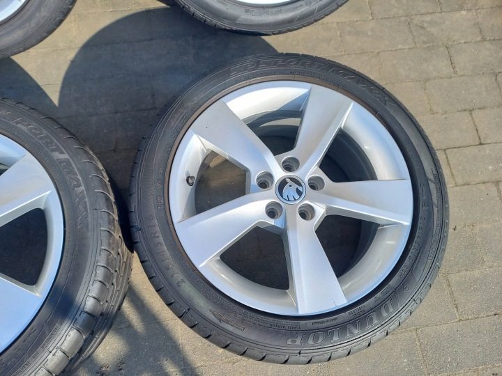 Колеса алюминиевые Skoda 5x100 16'', фото 5