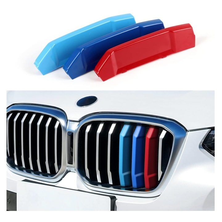 Wkłady для решетки радиатора передней OYDDL для BMW X3 G01 2022-2024 3 шт., фото 2