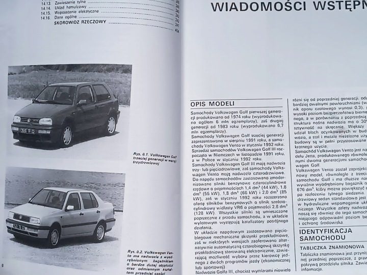Volkswagen Golf и Vento – руководство эксплуатации и ремонта, фото 4