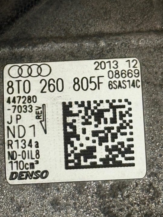 Компрессор кондиционера Audi A4 B8 8T0260805F, фото 3