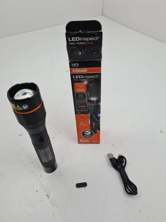 Фонарик Osram LEDinspect Pro Torch 1200 LEDIL432 1200lm зум, фото 3