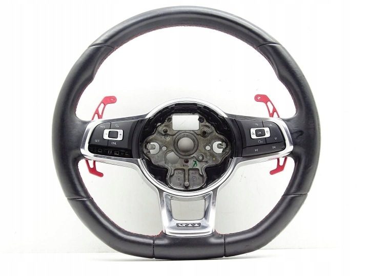 РУЛЬ КОЖА МУЛЬТИ ЛЕПЕСТКА VW POLO V РЕСТАЙЛИНГ 6C GTI 6C0419091Q, фото 1