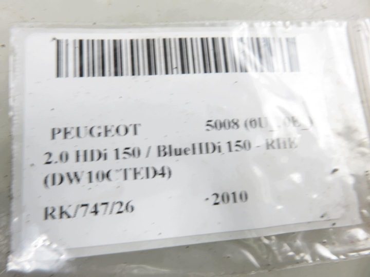 ФОРСУНКА PEUGEOT 5008 2.0 HDi EMBR00101D 9686191080, фото 7
