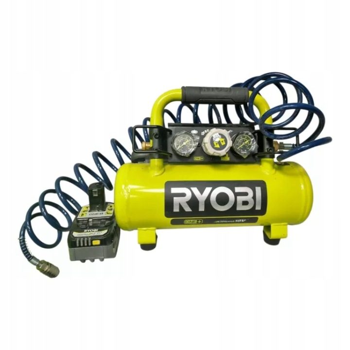 Компрессор безмасляный Ryobi 18V 3,8 л 8,3 бар, фото 1