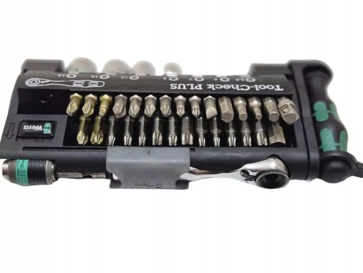 WERA Tool-Check PLUS 1 биты насадки, трещотка 1/4 дюйма 39 шт. 05049055001, фото 5