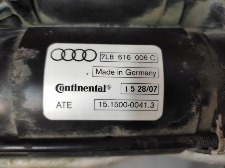 Audi Q7 4L 4.2 TDI компрессор пневмоподвески насос оригинал исправный 7L8616006C, фото 12