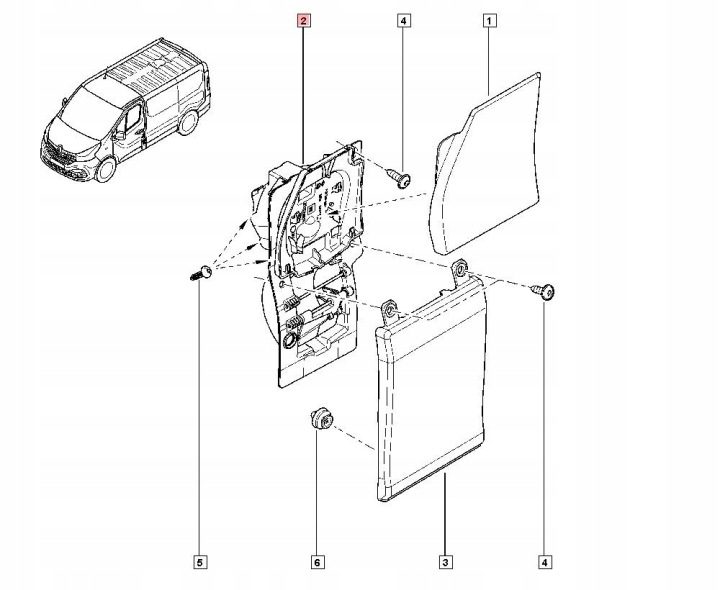 Лючок горловины бензобака Renault Trafic 3 III 2014- 781209835R, фото 6