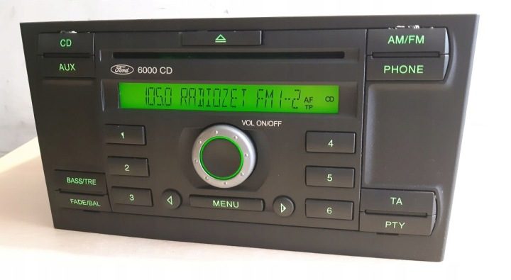 МАГНИТОЛА CD 6000 FORD MONDEO MK3 РЕСТАЙЛИНГ + КОД, фото 5