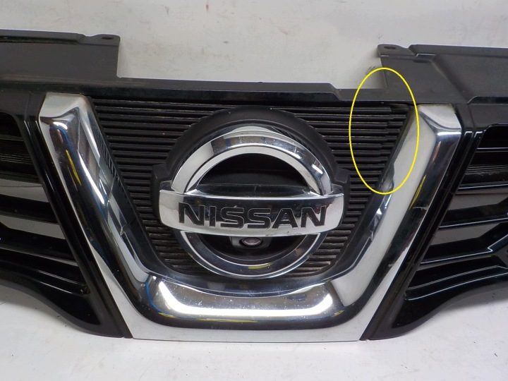 Nissan Qashqai J10 рестайлинг решетка радиатора камера описание, фото 11