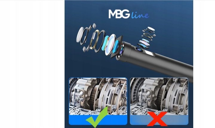 Эндоскоп MBG Line W500 DUO 5m 5.5 мм 2x FHD с модулем WI-FI, фото 7