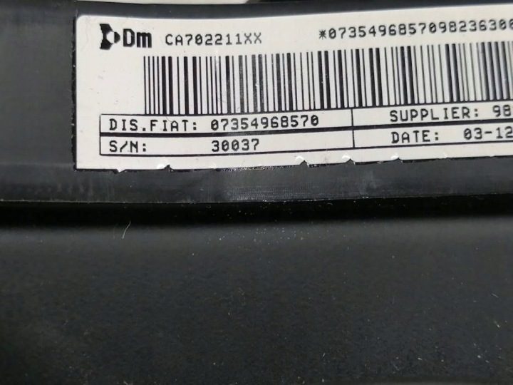 Fiat Doblo II ПОДУШКА БЕЗОПАСНОСТИ ВОДИТЕЛЯ 07354968570, фото 4