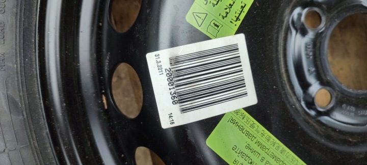 ДОКАТКА ЗАПАСКА AUDI A4 B8 A5 8T 125/70 4J R19 5X112 8K0601027D, фото 6