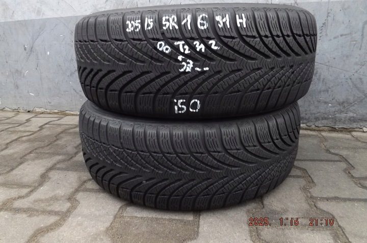 2× Шина зимняя BFGoodrich G-FORCE Winter 205/55R16 91 H сцепление на снегу (3PMSF), фото 1