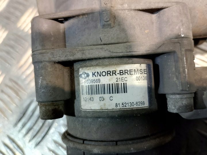 КРАН ГЛАВНЫЙ ТОРМОЗА MAN TGX 18.480 1485119174 81.52130-6298, фото 2