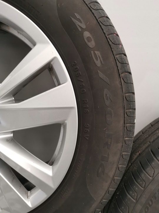 VOLKSWAGEN TOURAN VW КОЛЕСА ДИСКИ ЛИТЫЕ ДИСКИ ШИНЫ ЛЕТО 205/60R16, фото 6
