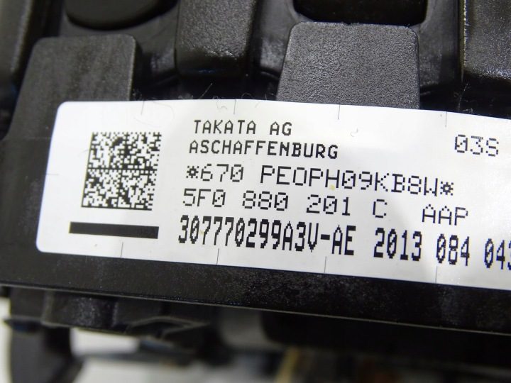 Подушка безопасности Airbag водителя Seat Leon III 5F 5F0880201C, фото 5