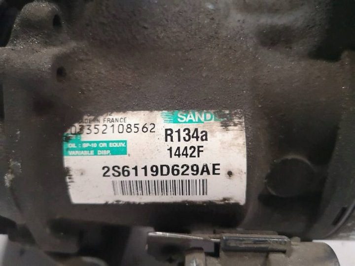 КОМПРЕССОР КОНДИЦИОНЕРА FORD FUSION 2S6119D629AE, фото 2
