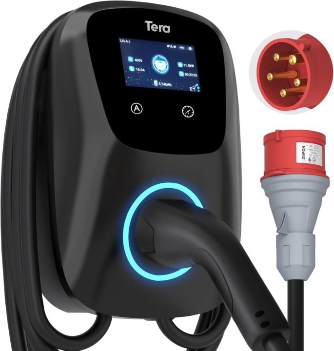 Tera Smart EV W01 зарядное устройство автомобилей электрических 11 кВт 7m тип 2 Wallbox, фото 1