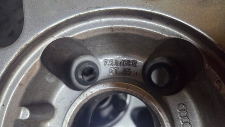 4× Литой диск Audi 7.5" x 17" 5x112, фото 16