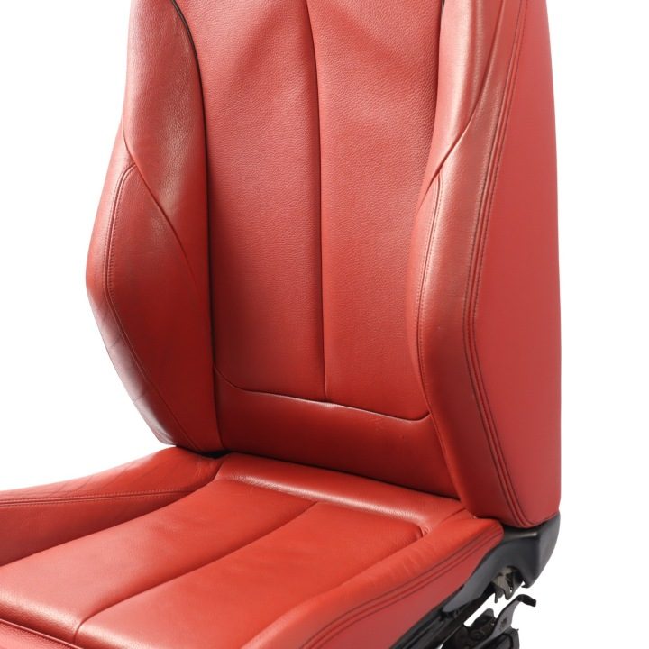 BMW F30 Сиденье Правое Переднее Sport Подогреваемое Кожа Dakota Korall Rot, фото 11