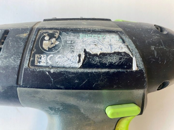 ДРЕЛЬ-ШУРУПОВЕРТ FESTOOL T 18+3 BASIC 18V, фото 6