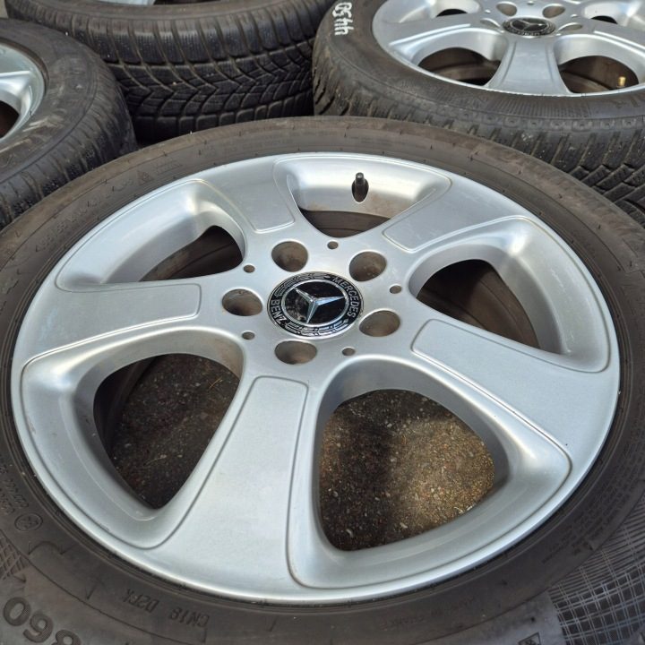 ЗИМА КОЛЕСА 16'' MERCEDES A B C W169 A169 W176 W245 W246 W204 CLA 195/55 R16, фото 6