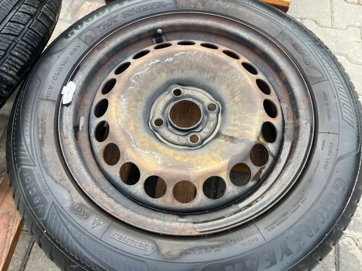 Колесо штампованный диск шина зимняя 185/65R15 R15 4x108 4x комплект ОРИГИНАЛ EUR, фото 8
