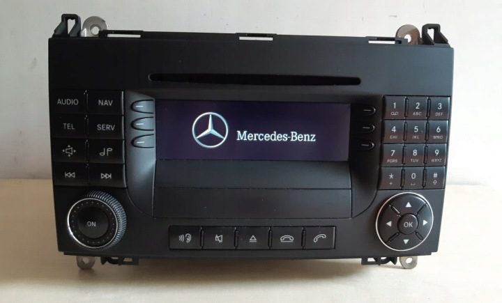Магнитола CD Mercedes A-класс W169 B-класс W245 Sprinter W906 в хорошем состоянии, фото 2