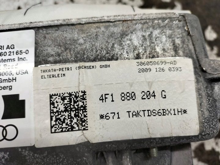 ПОДУШКА БЕЗОПАСНОСТИ AIRBAG ПРАВЫЙ ПАССАЖИРА ПАНЕЛИ 4F1880204G Audi A6 III C6, фото 5