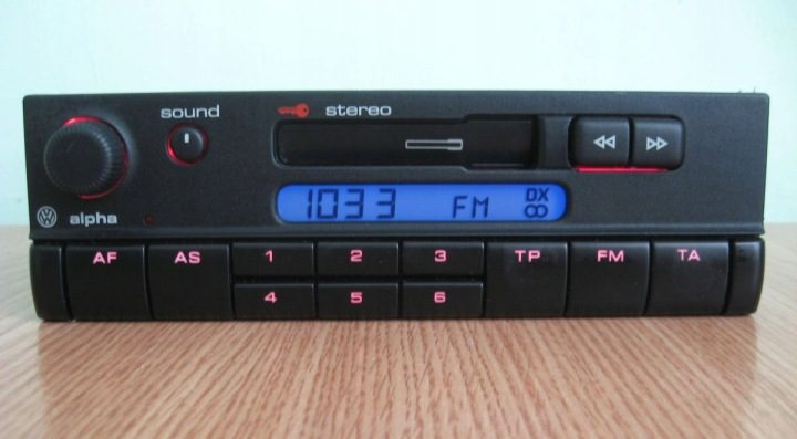 Автомагнитола VW ALPHA IV 1-DIN, фото 1