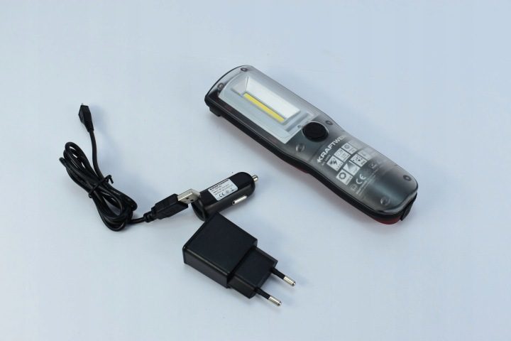 Фонарик LED KRAFTWERK Li-Ion 3.7V /2000 мАч 3W COB LED, фото 2
